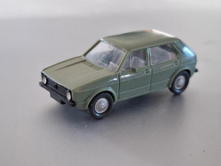 1:87 Volkswagen VW Golf 1 groen Wiking € 4, Hobby en Vrije tijd, Modelauto's | 1:87, Zo goed als nieuw, Auto, Wiking, Verzenden