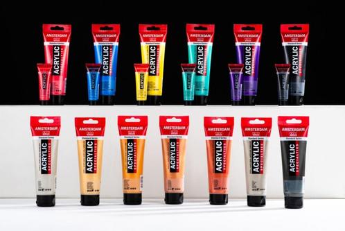 AMSTERDAM Acrylverf, kleine 20ml tubes in bijzondere kleuren, Hobby en Vrije tijd, Schilderen, Nieuw, Acrylverf, Ophalen of Verzenden