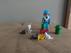 Playmobil 3007 – Boerin met katten - mist 1 kitten, Ophalen of Verzenden, Gebruikt, Complete set