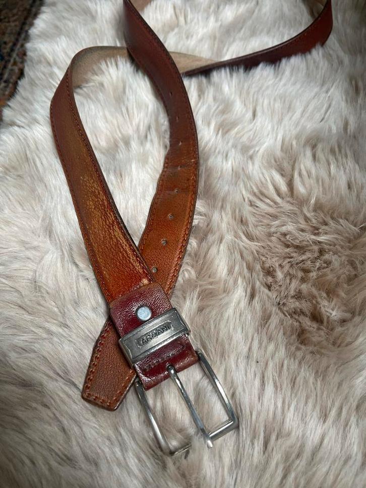 Leren herenriem Diessel, Kleding | Heren, Riemen en Ceinturen, Gedragen, Riem of Ceintuur, 95 tot 105 cm, Bruin, Echt leder, Ophalen of Verzenden