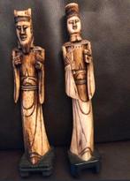 Antieke Chinese Beelden - Set van Twee, Verzenden