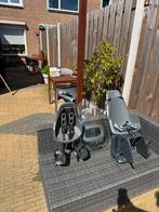 Bobike voor en achterzitje, Fietsen en Brommers, Fietsaccessoires | Fietsstoeltjes, Ophalen, Gebruikt, Bobike, Voetsteuntjes