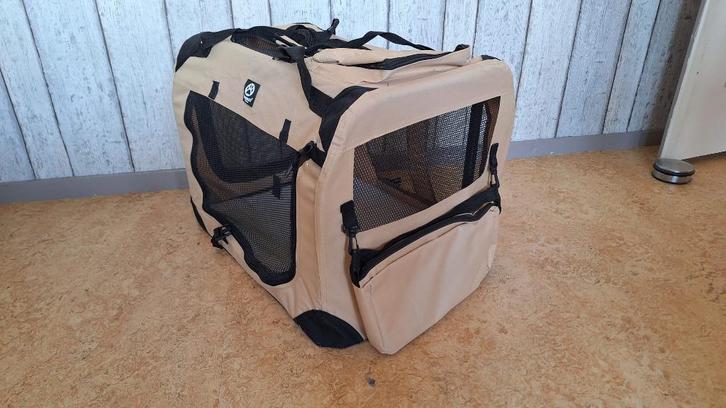 Topmast Beige Reis Bench, Dieren en Toebehoren, Hondenbenches, Zo goed als nieuw, Ophalen