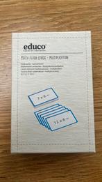 Tafel reken kaarten Educo, Ophalen of Verzenden, Nieuw