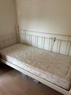 Spijlenbed, metaal, beige, eenpersoons, ophalen voor 5 juli, Ophalen, 90 cm, Eenpersoons, Minimalistisch