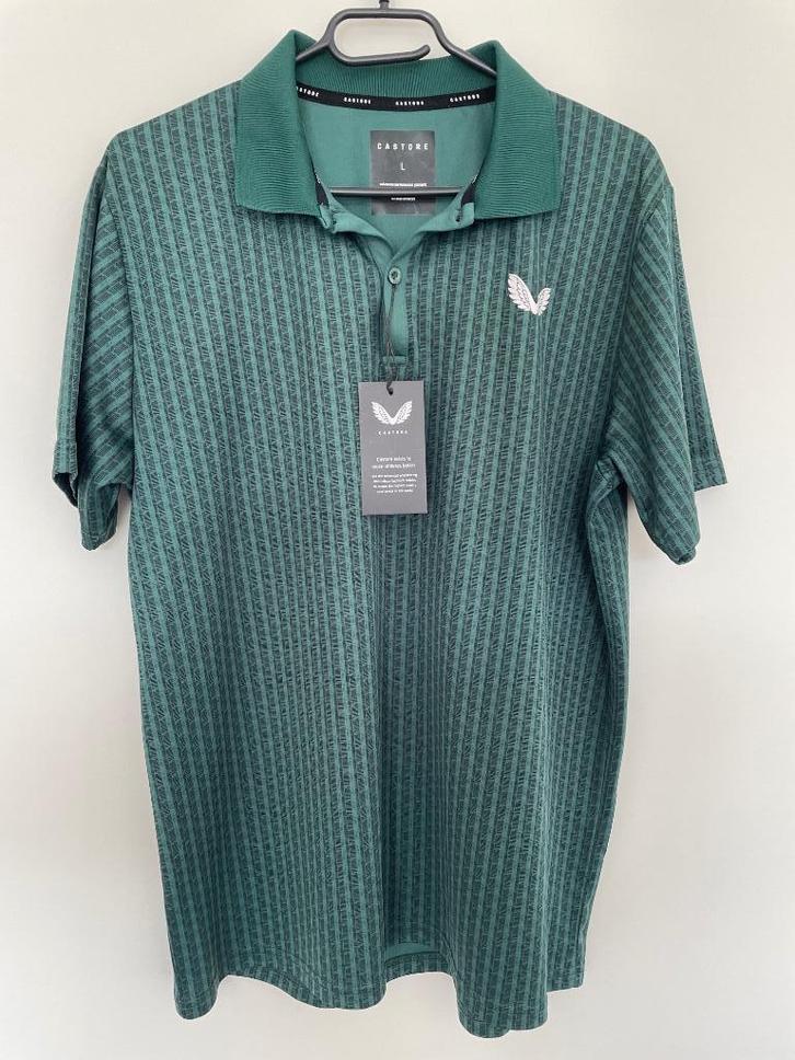 Castore heren golf polo, maat L, Sport en Fitness, Golf, Zo goed als nieuw, Kleding, Overige merken, Ophalen of Verzenden