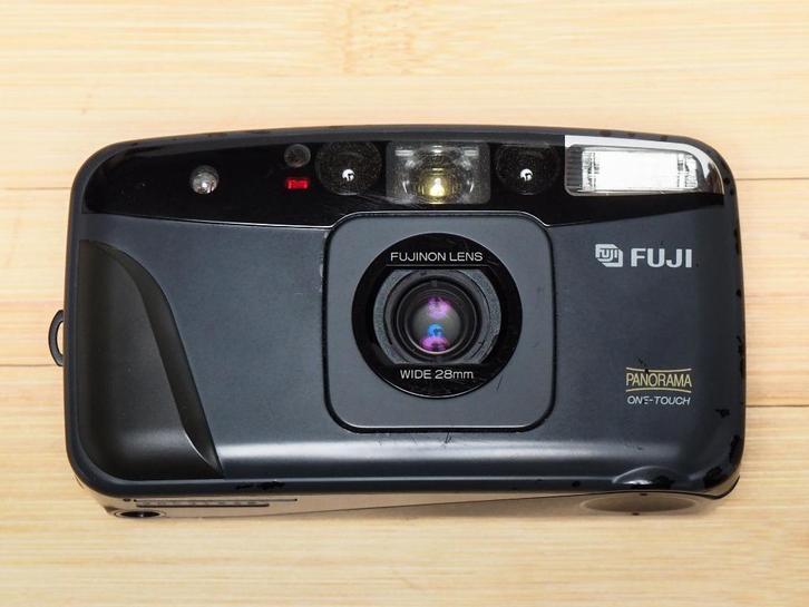 28mm wide Fuji Cardia Mini Every Day DL-510P film camera, Audio, Tv en Foto, Fotocamera's Analoog, Gebruikt, Compact, Fuji, Verzenden