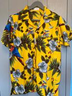 Geel Hawaï Overhemd Papegaaien XS, Verzenden, Zo goed als nieuw