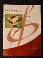 Poilleux viool etudes, Viool of Altviool, Les of Cursus, Ophalen of Verzenden, Zo goed als nieuw