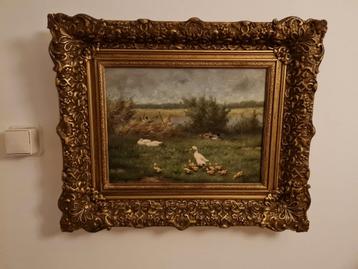 Schilderij klassiek jeroen damstra 2 stuks  beschikbaar voor biedingen