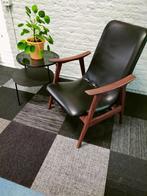 Vintage Fauteuil design Louis van Teeffelen, Huis en Inrichting, Fauteuils, Ophalen, Hout, Gebruikt, Minder dan 75 cm