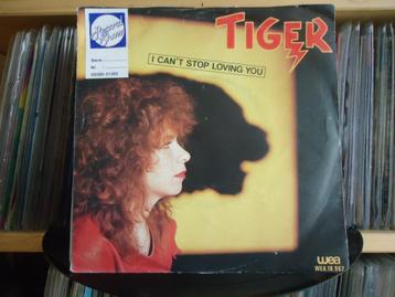 7" Single Tiger - I Can't Stop Loving You / I'm A Woman beschikbaar voor biedingen