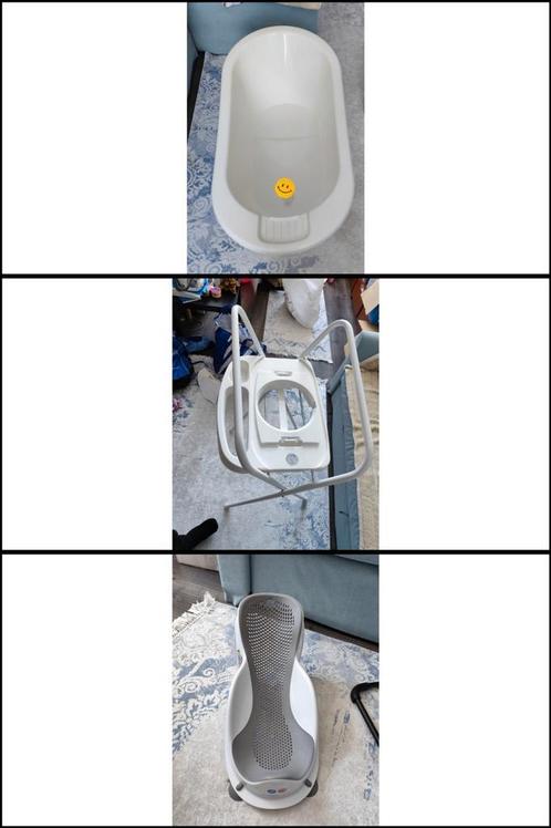 Compleet babybadsetje in uitstekende staat!, Kinderen en Baby's, Badjes en Verzorging, Zo goed als nieuw, Badje, Bébé-jou, Standaard