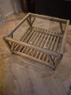 Salontafel Vierkant 90x90 cm, Gebruikt, 50 tot 100 cm, Eikenhout, Vierkant