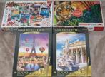 Diverse *** PUZZELS TREFL *** 4 stuks, Ophalen of Verzenden, 500 t/m 1500 stukjes, Zo goed als nieuw, Legpuzzel