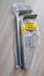 4x Geberit 457.888.26.1 Kombifix steunen beugels bevestiging, Ophalen of Verzenden, Zo goed als nieuw, Koper, Toilet