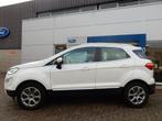 Ford EcoSport 1.0 125PK Titanium | Trekhaak | ISOFIX | Navig, Gebruikt, Ecosport, Leder en Stof, Wit