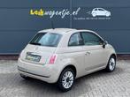 Fiat 500 1.2 Lounge *cappuccino *pano *distr.riem vervangen, Auto's, Gebruikt, 4 cilinders, Bruin, 4 stoelen