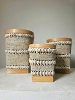 Bamboe kralen mand 1 uit Bali, Mand, Rond, Ophalen of Verzenden, Riet