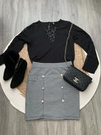 Cherry Koko / leuke zwart/ witte rok/ maat 36, Kleding | Dames, Cherry Koko, Ophalen of Verzenden, Zo goed als nieuw