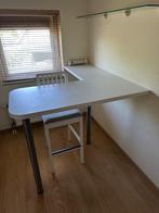 Witte bar / counter / nageltafel, Ophalen, Gebruikt