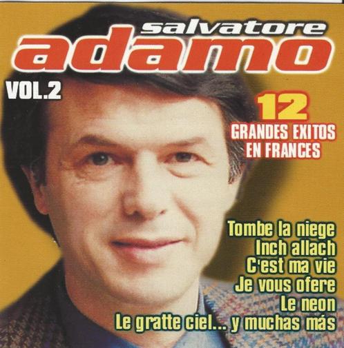 Adamo - 12 grandes exitos en francais = 3,99, Cd's en Dvd's, Cd's | Franstalig, Zo goed als nieuw, Ophalen of Verzenden