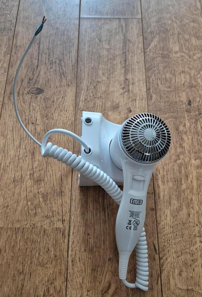 Emco System 2 wandhaardroger., Witgoed en Apparatuur, Persoonlijke-verzorgingsapparatuur, Zo goed als nieuw, Haarverzorging, Ophalen of Verzenden