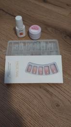 Nepnagels, glue en poly gel, Verzenden, Zo goed als nieuw, Handen en Nagels