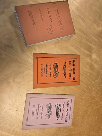 Velocette Documentatie Pakket - 1957 beschikbaar voor biedingen