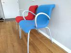 Twee design (vergader) stoelen, Huis en Inrichting, Stoelen, Ophalen, Gebruikt, Twee, Stof