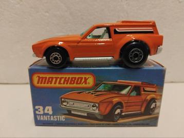 Matchbox #34 Vantastic orange Superfast 3INCH beschikbaar voor biedingen