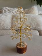 Citrien Edelsteenboom - Kristal Geluksboompje 18cm, Ophalen of Verzenden, Nieuw
