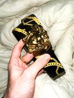 Versace Reversible Medusa Baroque Gold Riem, Kleding | Heren, Overige Herenkleding, Gedragen, Ophalen of Verzenden