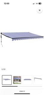 Elektrische luifel Vida XL 4x3 meter, Tuin en Terras, Zonneschermen, Ophalen, Elektrisch, Zo goed als nieuw, 250 cm tot 450 cm