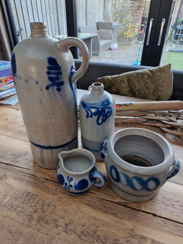 Authentieke Keulse Potten Set, Antiek en Kunst, Antiek | Keramiek en Aardewerk, Ophalen of Verzenden