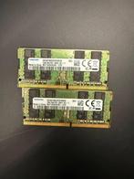 2x 16gb Samsung DDR4 2666 SO-Dimm, Computers en Software, RAM geheugen, 32 GB, Verzenden, DDR4, Zo goed als nieuw