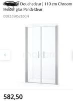 Dubbele pendeldeur 110x200 6mm dik glas wiesbaden, Doe-het-zelf en Verbouw, Sanitair, Ophalen, Zo goed als nieuw