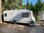 Knaus Sudwind 500 staat in 🇪🇸(Coma Ruga), Caravans en Kamperen, Caravans, Vast bed, Particulier, Koelkast, 5 tot 6 meter