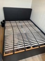 Ikea Brimnes Bed 160x200 met 4 lades - Zwart, Huis en Inrichting, Slaapkamer | Bedden, Ophalen, Zwart, Tweepersoons, Zo goed als nieuw