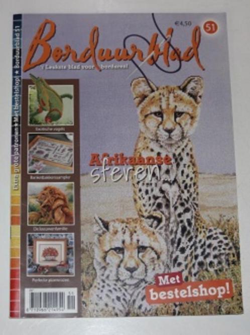 Borduurblad nr 51 131218, Boeken, Hobby en Vrije tijd, Zo goed als nieuw, Borduren en Naaien, Ophalen of Verzenden