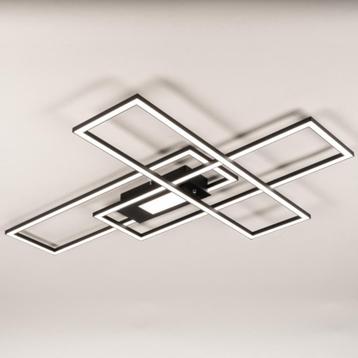 led plafondlamp zwart 99cm hal bank afstandsbediening lamp beschikbaar voor biedingen
