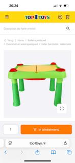 Gratis op te halen: zand en watertafel, Kinderen en Baby's, Speelgoed | Buiten | Zandbakken, Ophalen of Verzenden, Gebruikt