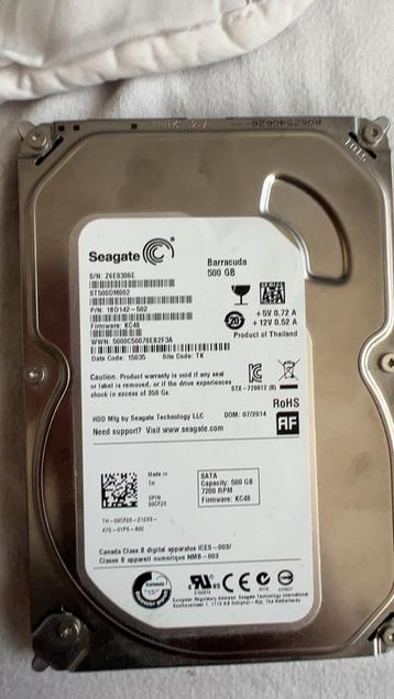 465GB HDD beschikbaar voor biedingen