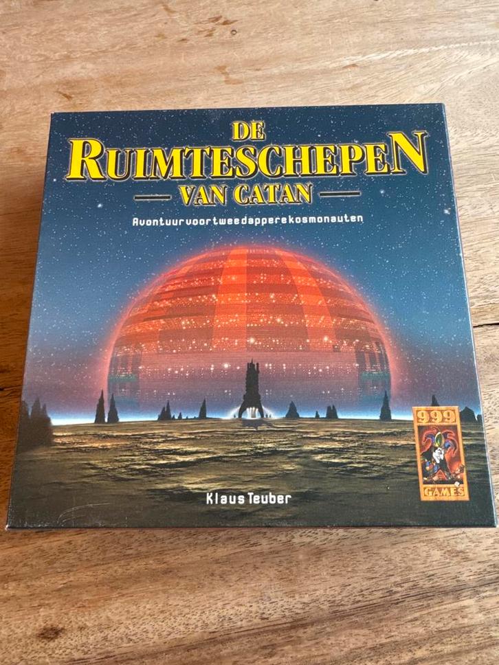 De Ruimteschepen van Catan - Bordspel, Hobby en Vrije tijd, Gezelschapsspellen | Bordspellen, Zo goed als nieuw, Een of twee spelers