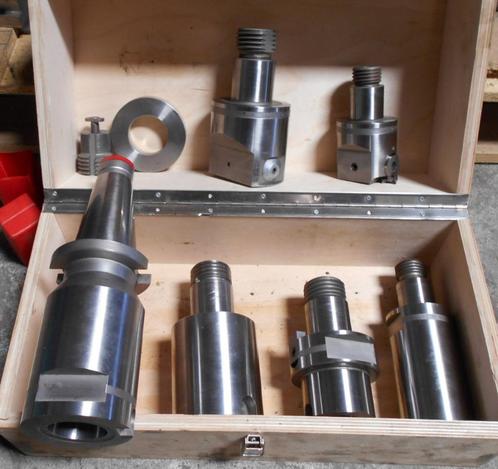Kotterkopset, ISO50 opname in kist, Doe-het-zelf en Verbouw, Gereedschap | Freesmachines, Gebruikt, Ophalen