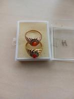 2 vintage dames ringen, Sieraden, Tassen en Uiterlijk, Ringen, Ophalen of Verzenden, Rood, Dame