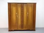 Vintage kledingkast 3 deurs, Huis en Inrichting, Kasten | Kledingkasten, 150 tot 200 cm, Met hangruimte, 50 tot 75 cm, Ophalen