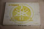 Origineel werkplaatshandboek Yamaha XS400 1977, Ophalen of Verzenden, Yamaha