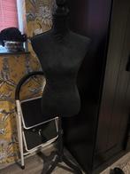 Zwarte Velours Paspop - Decoratie, Ophalen, Gebruikt