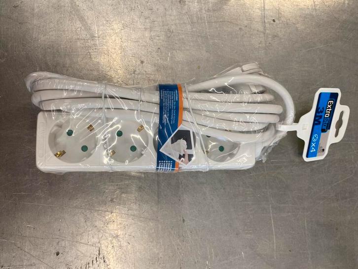 Extrastar Stekkerdoos 4x - 3M (7 stuks), Muziek en Instrumenten, Kabels en Stekkers, Nieuw, Apparatuur, Verzenden